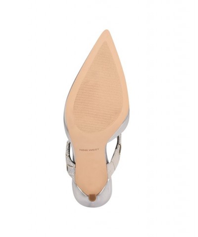 Women's Fresah Pointy Toe Pumps Gray $39.24 Shoes