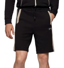 BOSS Men's Cotton-Blend Regular-Fit Shorts Black $60.00 Shorts