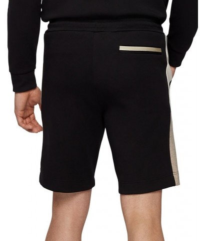 BOSS Men's Cotton-Blend Regular-Fit Shorts Black $60.00 Shorts