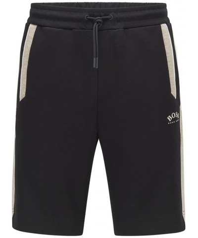 BOSS Men's Cotton-Blend Regular-Fit Shorts Black $60.00 Shorts