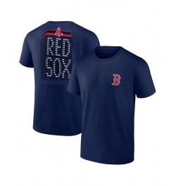 Men's Branded Navy Boston Red Sox Iconic Bring It T-shirt $20.58 T-Shirts