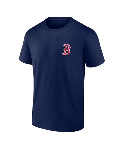 Men's Branded Navy Boston Red Sox Iconic Bring It T-shirt $20.58 T-Shirts