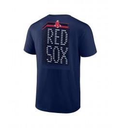 Men's Branded Navy Boston Red Sox Iconic Bring It T-shirt $20.58 T-Shirts