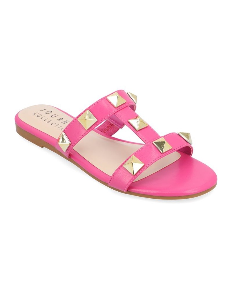 Women's Kendall Studded Sandals PD04 $36.00 Shoes