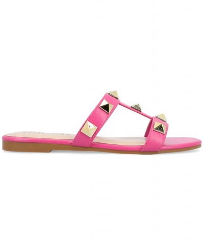 Women's Kendall Studded Sandals PD04 $36.00 Shoes