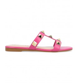 Women's Kendall Studded Sandals PD04 $36.00 Shoes