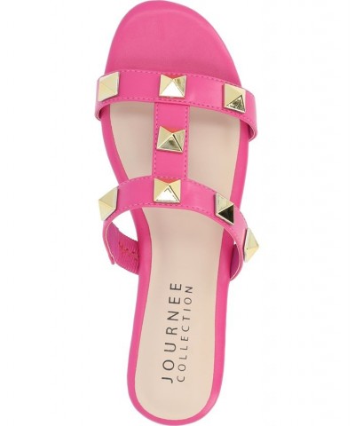 Women's Kendall Studded Sandals PD04 $36.00 Shoes