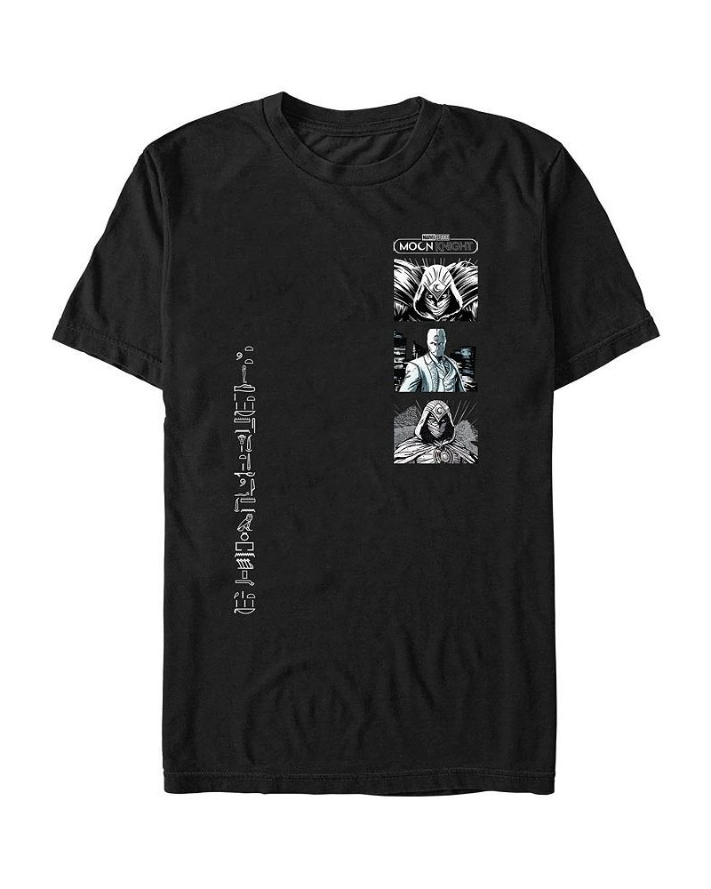 Men's Moon Knight Mk Boxes Short Sleeve T-shirt Black $19.24 T-Shirts