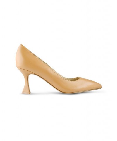 Women's Workin Pointy Toe Pumps Tan/Beige $44.55 Shoes