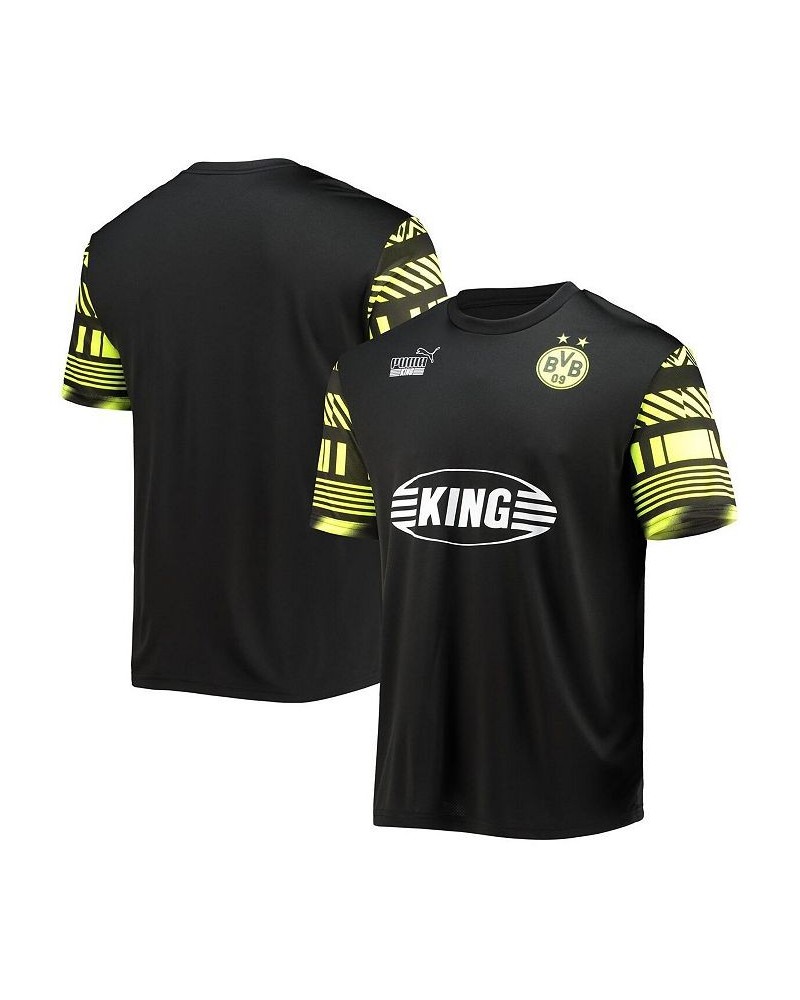 Men's Black Borussia Dortmund Ftblheritage Jersey $42.30 Jersey