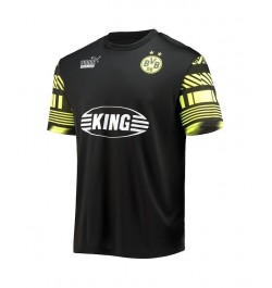 Men's Black Borussia Dortmund Ftblheritage Jersey $42.30 Jersey