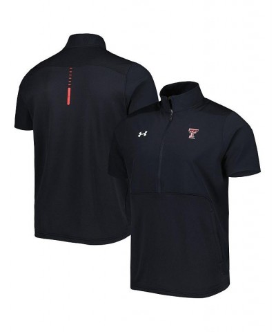 Men's Black Texas Tech Red Raiders Motivate 2.0 Half-Zip Jacket $42.00 Jackets