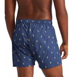 Men's 3-Pk. Classic Woven Cotton Boxers Rustic Navy / Summer Stripe / Sag Harbor $26.40 Underwear