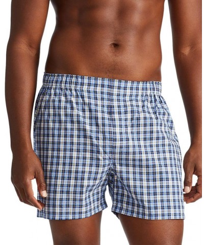 Men's 3-Pk. Classic Woven Cotton Boxers Rustic Navy / Summer Stripe / Sag Harbor $26.40 Underwear