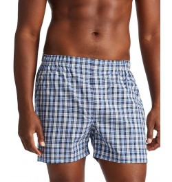 Men's 3-Pk. Classic Woven Cotton Boxers Rustic Navy / Summer Stripe / Sag Harbor $26.40 Underwear