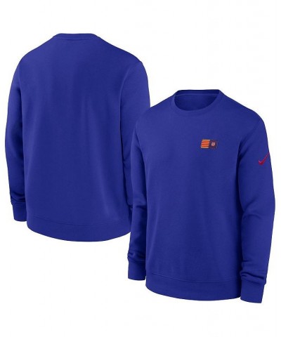 Men's Blue Barcelona Club Fleece Pullover Sweatshirt $31.50 Sweatshirt