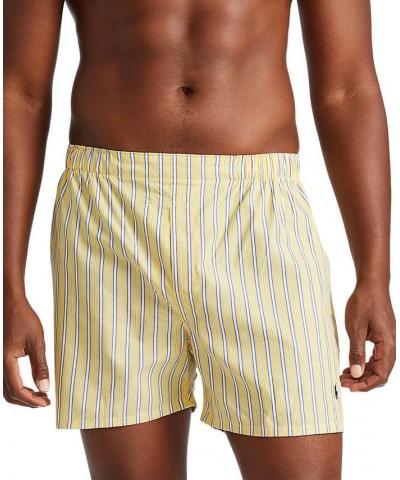 Men's 3-Pk. Classic Woven Cotton Boxers Rustic Navy / Summer Stripe / Sag Harbor $26.40 Underwear