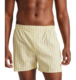 Men's 3-Pk. Classic Woven Cotton Boxers Rustic Navy / Summer Stripe / Sag Harbor $26.40 Underwear