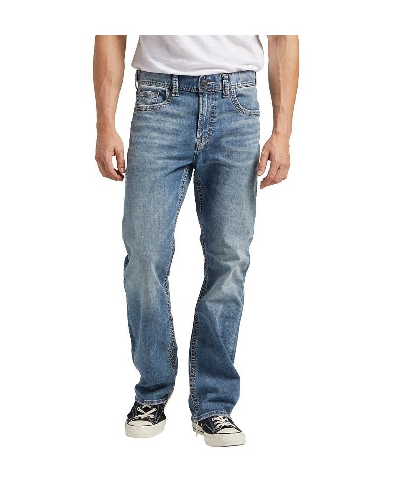 Men's Craig Easy Fit Bootcut Stretch Jeans Blue $33.86 Jeans