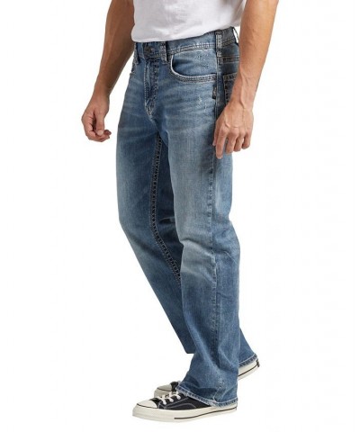 Men's Craig Easy Fit Bootcut Stretch Jeans Blue $33.86 Jeans