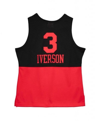 Men's Allen Iverson Black Philadelphia 76Ers 2003-2004 Hardwood Classics Reload 2.0 Swingman Jersey $58.80 Jersey